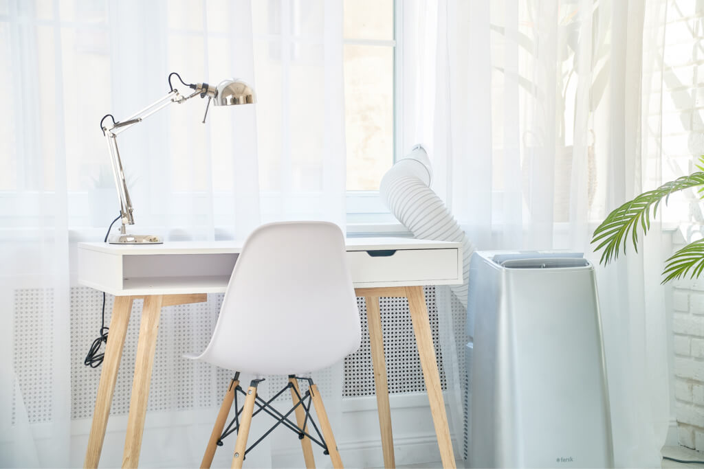 Fersk Vind 2 WIFI HEPA Silver z rurą