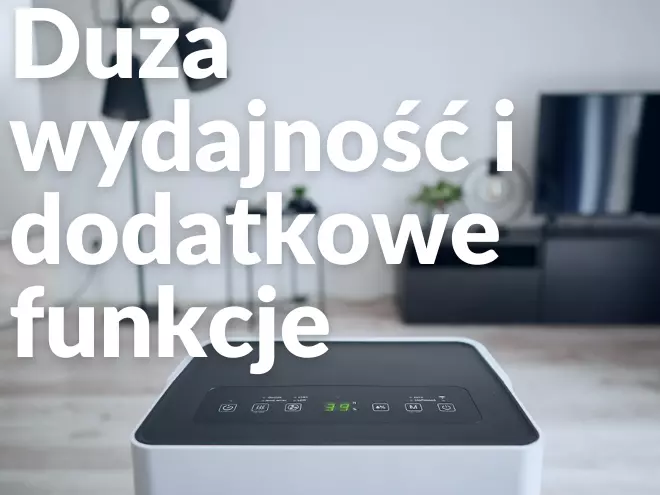 Osuszacz powietrza Fersk Torr z dużą wydajnością i dodatkowymi funkcjami 