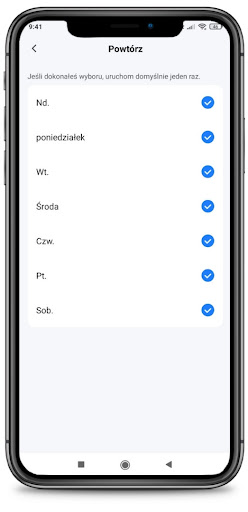 Ustalanie własnego harmonogramu Fersk Torr 