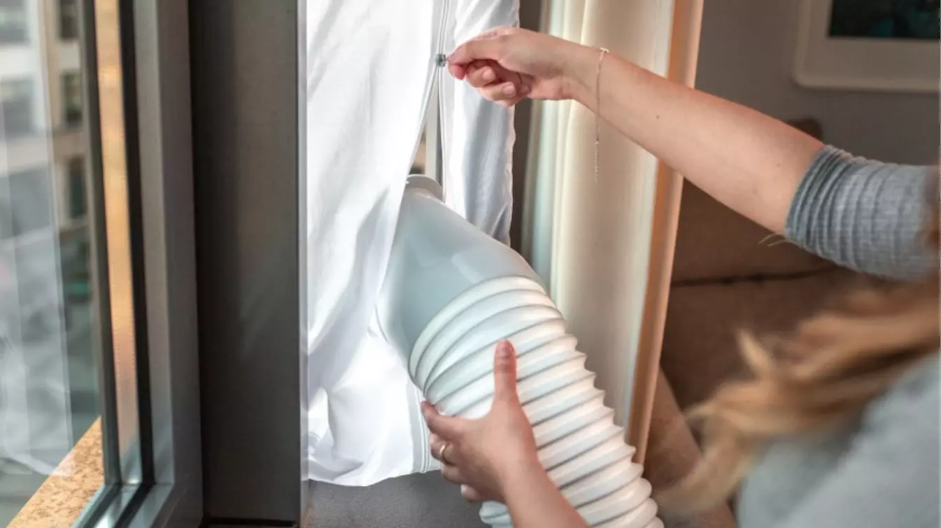 Montaż klimatyzatora przenośnego Fersk Vind 2 WIFI HEPA