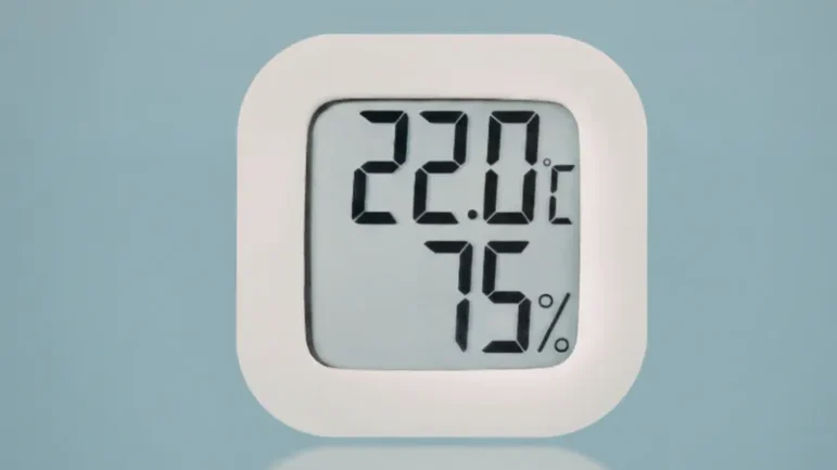 Wilgotność w domu 75%